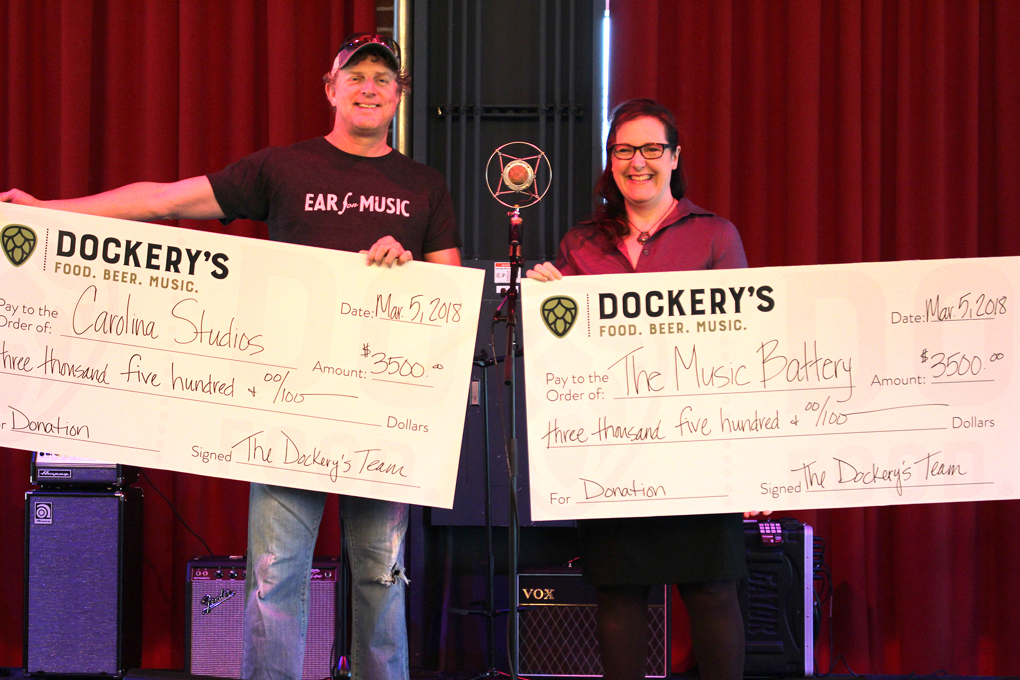 Dockery's | Dockery's Supports Carolina Studios and The Music Battery